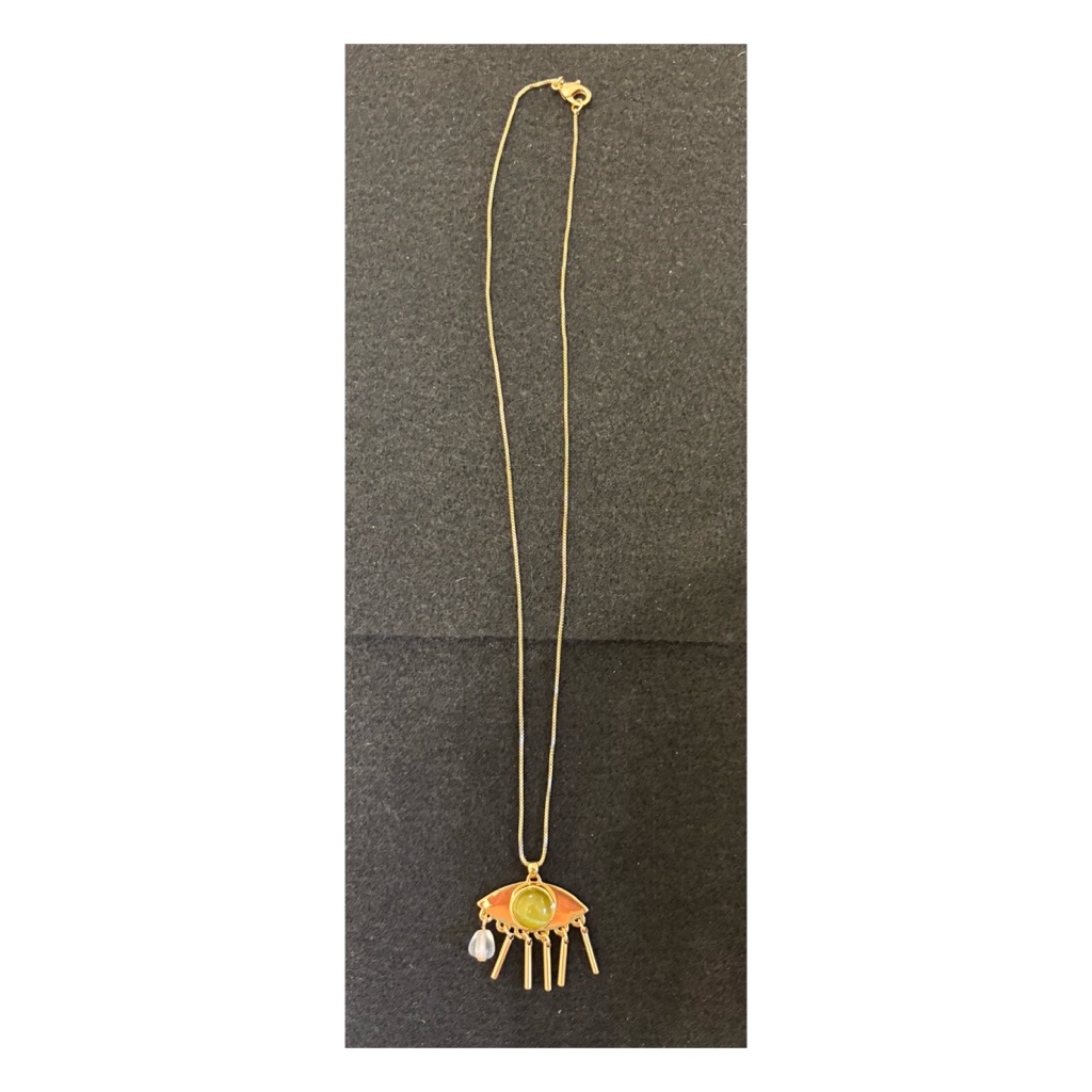 Nwot Anthropologie Jenny Bird Gold Pendant Necklace 58$